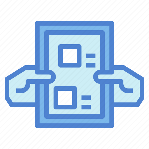 Ebook, hand, tablet, website icon - Download on Iconfinder