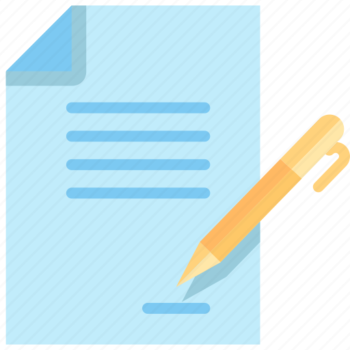 Agreement, business, contract, document, handwriting, letter, signature icon - Download on Iconfinder