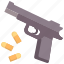 bullet, gun, handgun, pistol, protection, revolver, weapon 