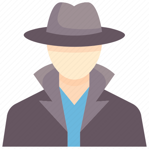 Agent, crime, criminal, detective, inspector, secret, spy icon - Download on Iconfinder
