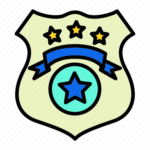 Badge, police, security, sheriff icon - Download on Iconfinder