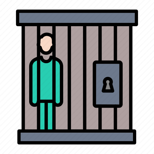 Criminal, imprisoned, jail, prisoner icon - Download on Iconfinder