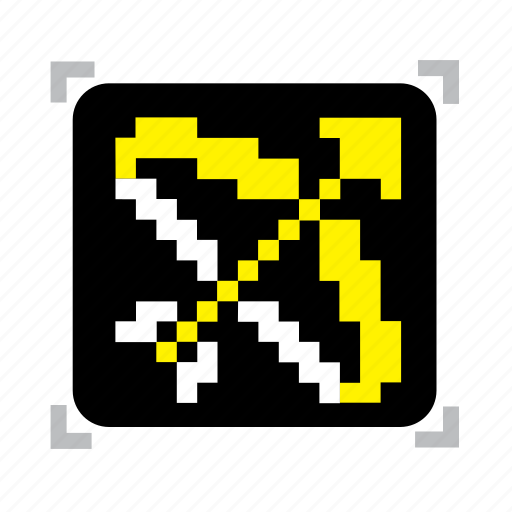 Bow, pixel icon - Download on Iconfinder on Iconfinder