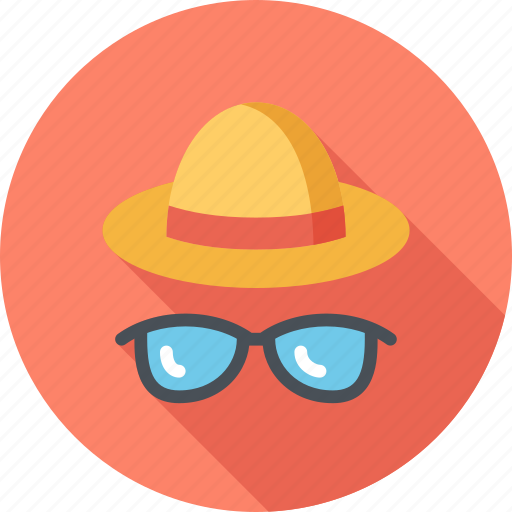 Beach, fashion, glasses, hat, summer, sun, sunglasses icon - Download on Iconfinder