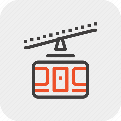 Cableway, elevator, funicular, mountains, tourism, transportation, travel icon - Download on Iconfinder