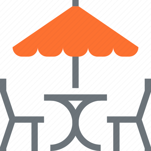 Bar, cafe, chair, leisure, restaurant, summer, umbrella icon - Download on Iconfinder