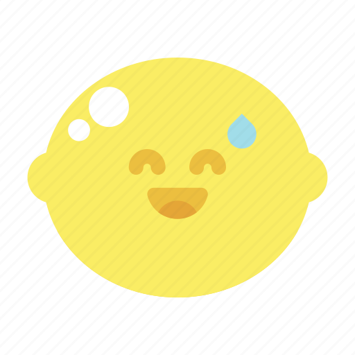 Cute, lemon, nervous icon - Download on Iconfinder