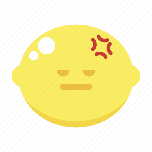 Cute, furious, grumpy, lemon, mad icon - Download on Iconfinder