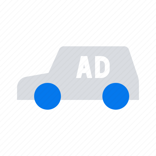 Ads, advertising, car icon - Download on Iconfinder