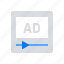 ads, advertisement, video 