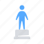 podium, statuette, winner 