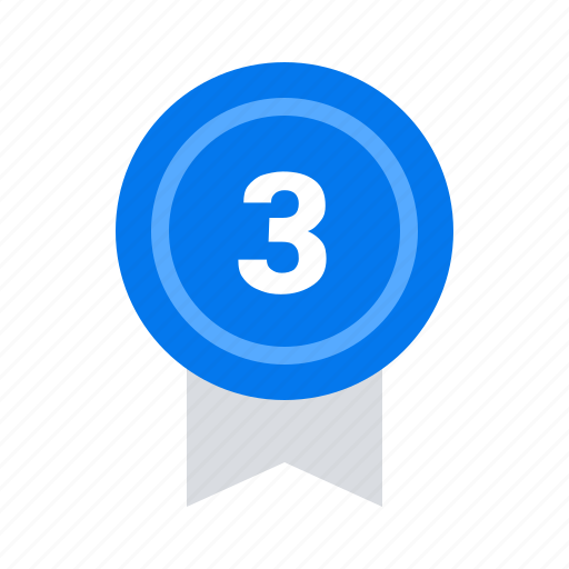 Badge, place, third icon - Download on Iconfinder