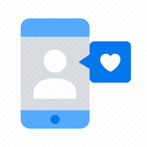 Friend, like, mobile icon - Download on Iconfinder