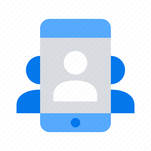 Friends, mobile, social icon - Download on Iconfinder