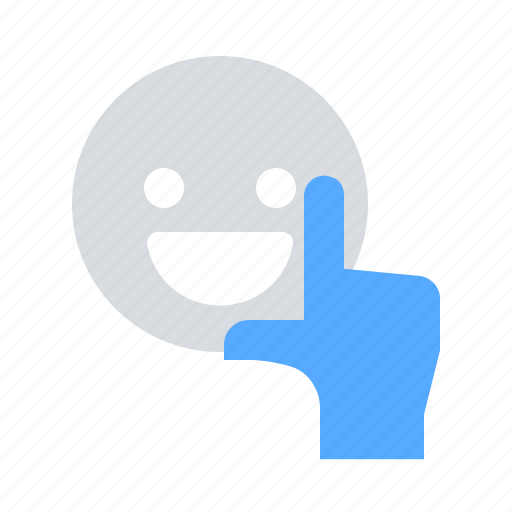 Poke, smile, social media icon - Download on Iconfinder