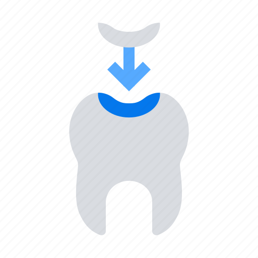 Decaying, stopping, dental care icon - Download on Iconfinder