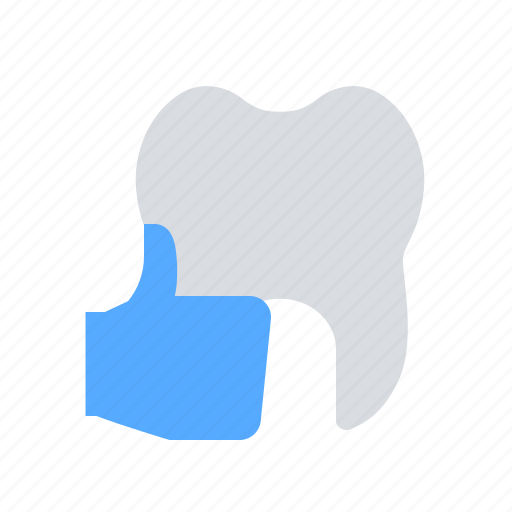 Thumb up, tooth, positive feedback icon - Download on Iconfinder