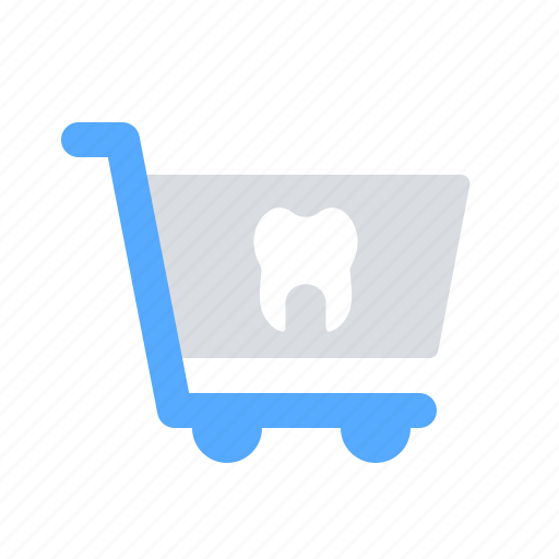 Cart, tooth, treatment icon - Download on Iconfinder