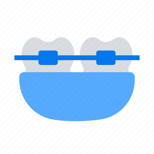 Braces, orthodontic, dental care icon - Download on Iconfinder