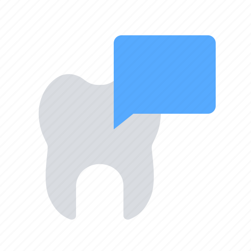 Comment, feedback, tooth icon - Download on Iconfinder