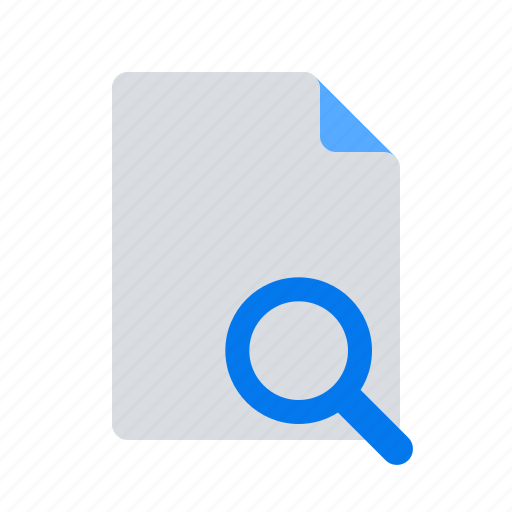 Document, search, zoom icon - Download on Iconfinder