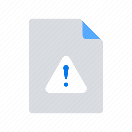 Alert, document, warning icon - Download on Iconfinder