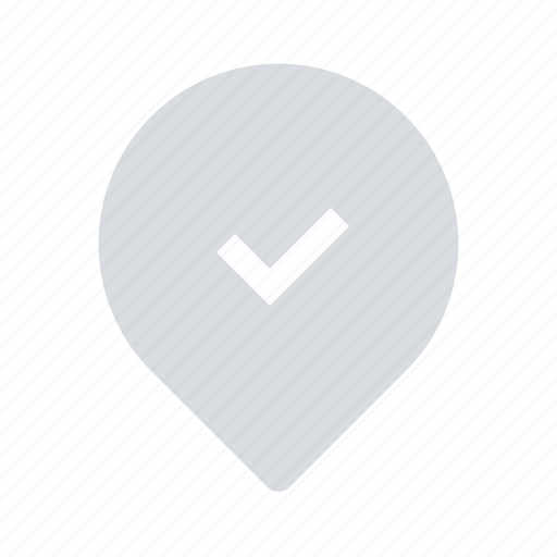 Checkmark, location, pin icon - Download on Iconfinder