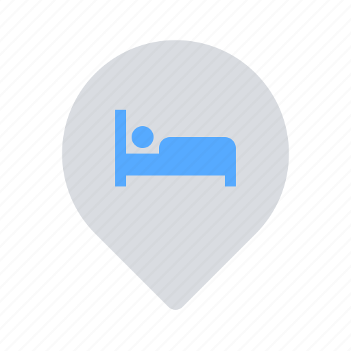 Bed, hotel, location icon - Download on Iconfinder