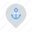 anchor, location, port 