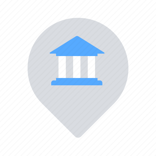 Location, pin, bank icon - Download on Iconfinder