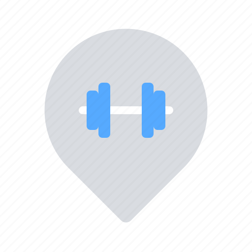 Fitness, gym, location icon - Download on Iconfinder