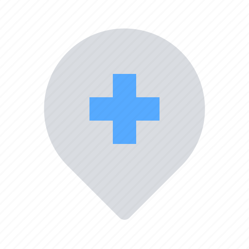 Health care, hospital, pin icon - Download on Iconfinder
