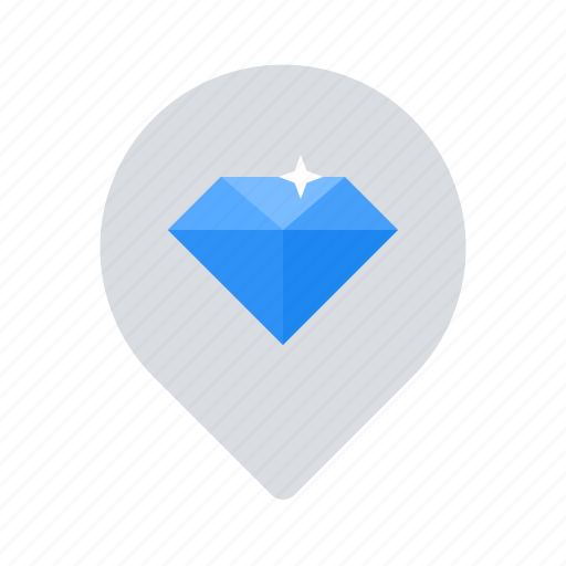 Gem, jewellery, pin icon - Download on Iconfinder