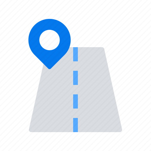 Pin, road, route icon - Download on Iconfinder on Iconfinder