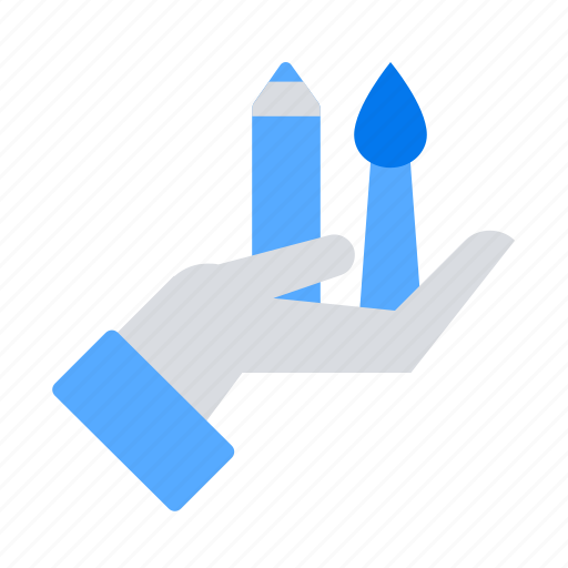 Brush, hand, pencil icon - Download on Iconfinder
