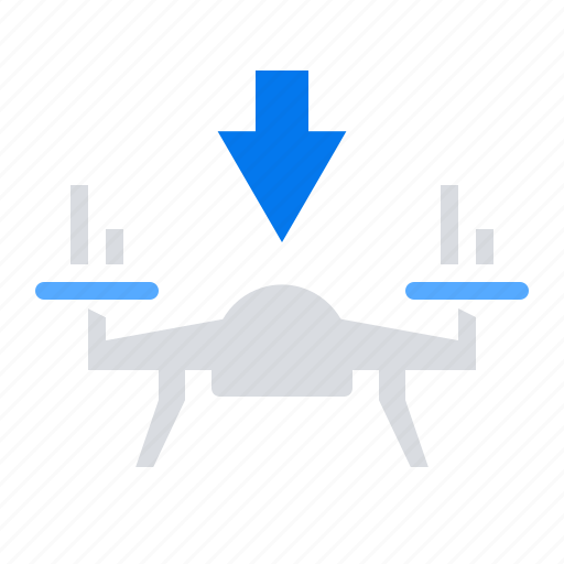 Down, drone, lower icon - Download on Iconfinder