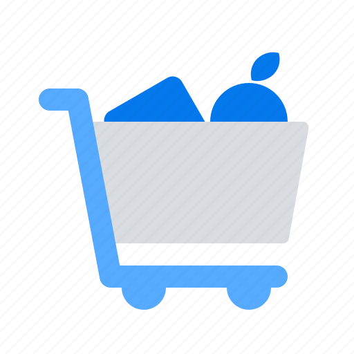 Gastronomy, grocery, shopping cart icon - Download on Iconfinder