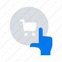 ecommerce, hand, online shop