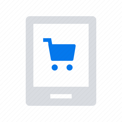 Cart, online shop, tablet icon - Download on Iconfinder