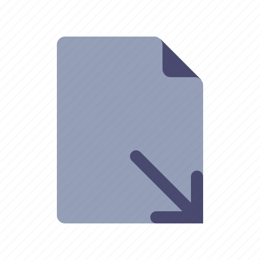 Document, download, file, arrow down icon - Download on Iconfinder
