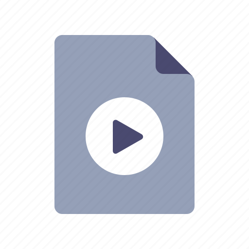 File, movie, play, video icon - Download on Iconfinder