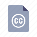commons, copyright, document, license
