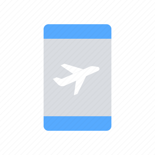 Checkin, flight, mobile icon - Download on Iconfinder