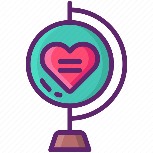 Equality, heart, lgbt, pride icon - Download on Iconfinder