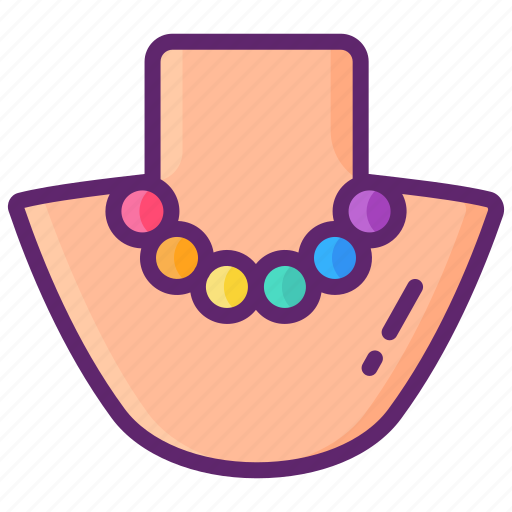 Jewellery, lgbt, necklace, rainbow icon - Download on Iconfinder