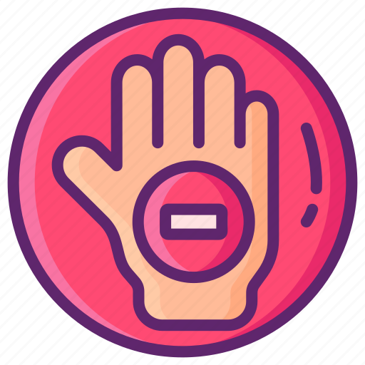 Hand, homophobia, no, sign icon - Download on Iconfinder