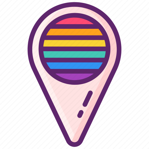 Holder, lgbt, place, rainbow icon - Download on Iconfinder