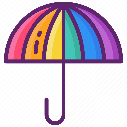 Lgbt, pride, rainbow, umbrella icon - Download on Iconfinder