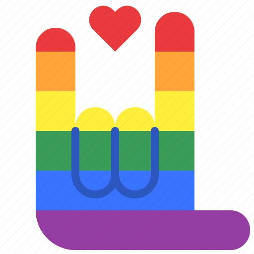 Lgbt, pride, heart, love icon - Download on Iconfinder