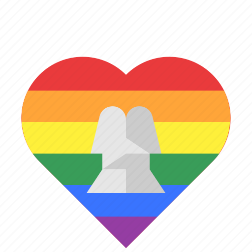 Lgbt, pride, heart, love icon - Download on Iconfinder